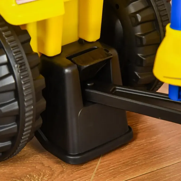 Åkbil Traktor med Släp Gul av Plast och Metall för Barn 2