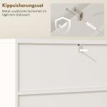 Badrumsskåp Golvmodell Vit MDF med Hyllor för Badrum Soft Close-dörrar Modern Design Förvaring med Öppna Fack