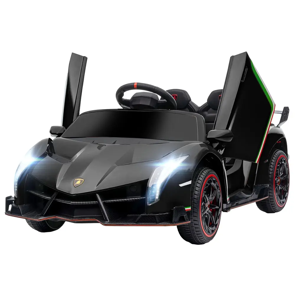 Elbil Barnbil Lamborghini Svart av Plast och Metall