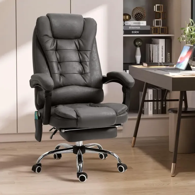 Kontorsstol med Massagefunktion 65 x 160 x 104 cm