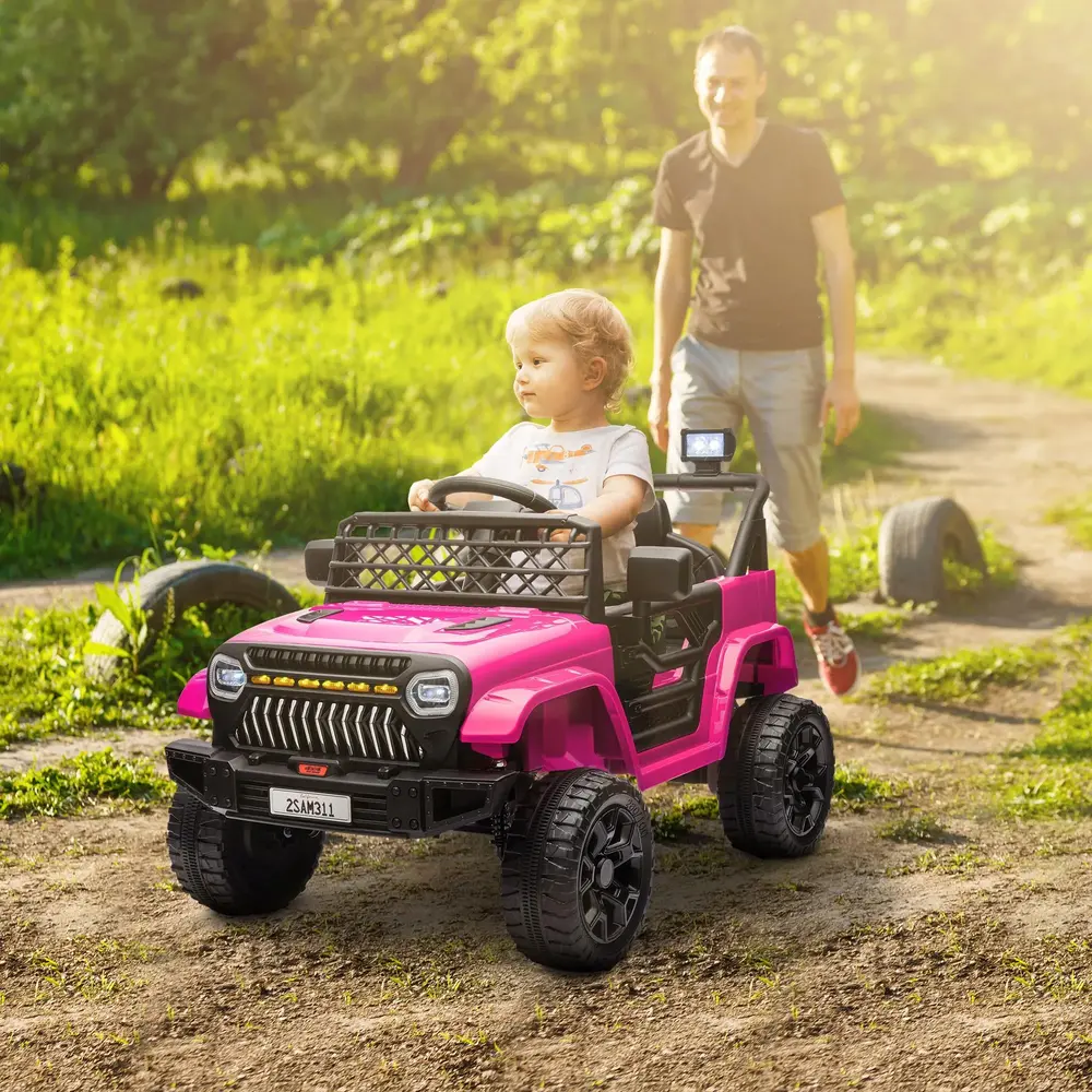 Barnelbil 12V Barnbil Elektrisk med 2,4 GHz Fjärrkontroll 2