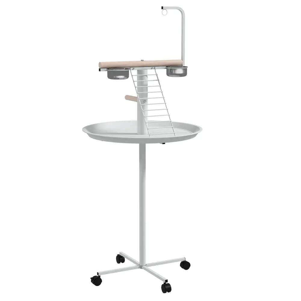 Papegojställning 138 cm med Stege och Gunga