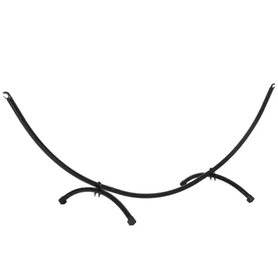 Hängmattestativ i Stål för Utomhusbruk 300 x 90 x 100 cm