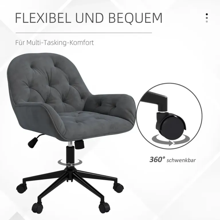 Ergonomisk Kontorsstol Chefsstol Höj- & Sänkbar