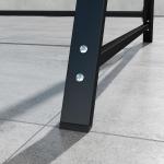 Hammock Trädgårdsgunga 2-Sits Svart av Tyg ve Metall för Trädgård ve Terrass Väderbeständig Gungbänk 240 kg 142 x 112 x 162 cm