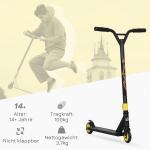 Sparkcykel Stuntscooter Flerfärgad av Aluminium och Stål för Barn från 14 År Scooter med 100 mm Hjul
