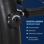 Minicykel och Pedaltränare Kompakt Träningsredskap för Armar och Ben LCD-Display Svart 35 X 40 X 31 Cm