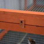 Smådjursstall Smådjursbur med Utomhusinhägnad Multifunktionell Granträ Orange 180 X 90 X 48 Cm