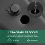 Flyttbar Basketkorg för Barn, Höjdjusterbart Basketställ på Hjul, Robust Konstruktion för Inomhus och Utomhus, Svart/Röd