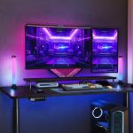 Bordslampor Sänglampor Set om 2 med App Vit av Plast och Metall för Vardagsrum Smart Lampa med Musiksynkronisering