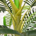 Konstgjord Växt Palm Konstträd i Kruka Grön av Plast för Vardagsrum och Kontor Naturtrogen Dekoration Höjd 190 cm