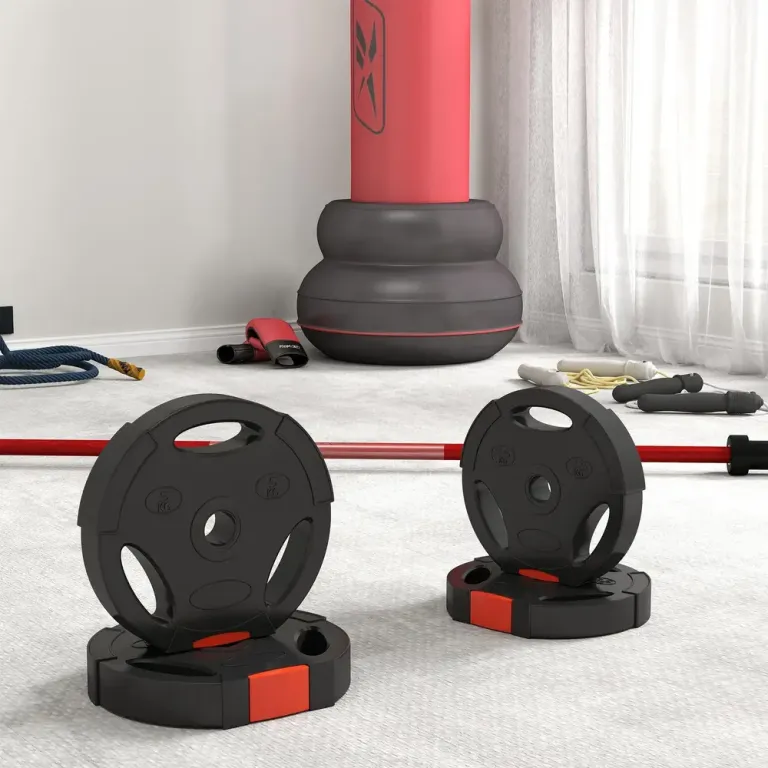 Viktskivor 4-Pack (2x5 kg + 2x2,5 kg), Svart