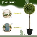 Konstgjord Växt Eukalyptus Set med 2 Krukväxter Grön av Plast för Hem och Kontor Dekorativa Växter Höjd 90 cm