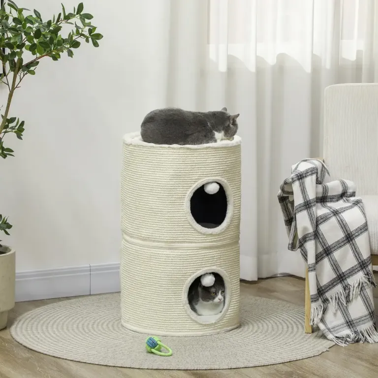 Klöstunna 3 Våningar med Kattgrottor, Cremevit