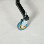 Bordtennisbord Pingisbord Grön av Stål och MDF för Inomhusbruk Hopfällbart med Hjul inklusive 2 Racketar och 3 Bollar Spelset Rolig Aktivitet