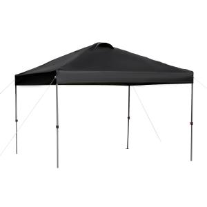 Hopfällbar Pop-up Paviljong, Portabelt Partytält med Myggnät och Väska, UV-Skyddande Tyg för Trädgårdsfest och Event, Vit, 2,95 x 2,95 m