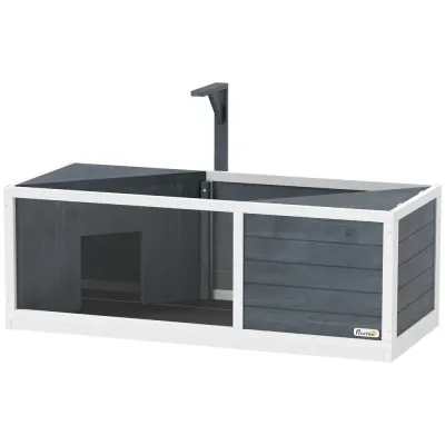 Sköldpaddshus Terrarium med Två Huvudhus 120 x 50 x 40 cm