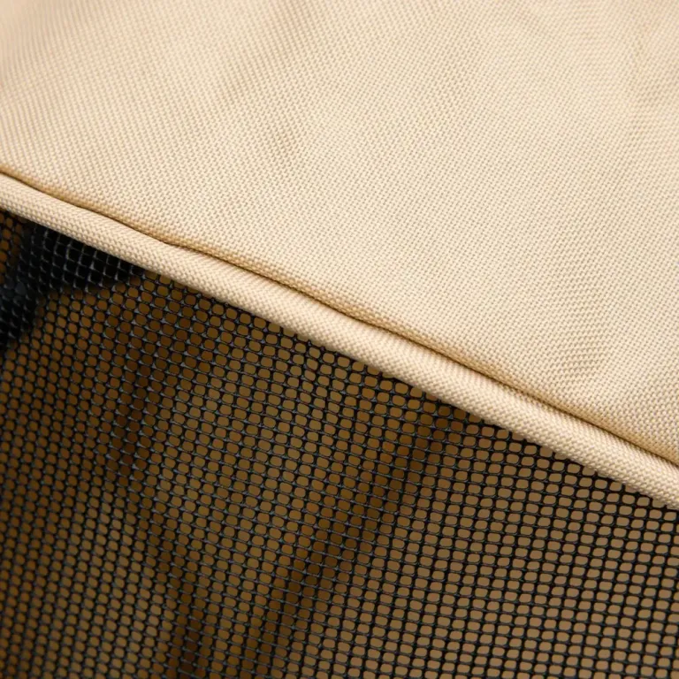 Hundvagn Husdjursvagn Khaki av Oxford Tyg 67 x 45 x 96 cm