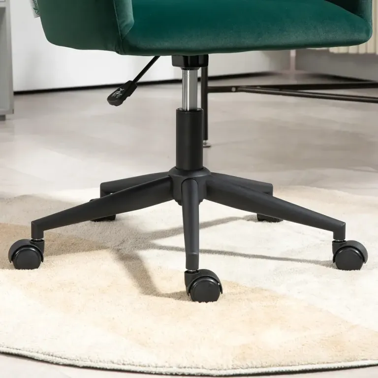 Kontorsstol Grön av Sammetslook och Metall
