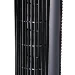 Piedestalfläkt 45 W Tornfläkt Tyst 3 Nivåer 70° Svängning ABS för Behaglig Kylning Svart Ø27 X H75 Cm