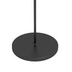 Solträdgårdslampa i Rattanstil, Automatisk Tändning, LED, Väderbeständig, Metallram, Svart/Gul, Ø34 x 130 cm