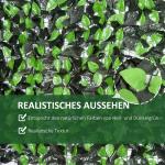 Konsthäck Prisvärd Mörkgrön Plast för Insynsskydd och Utomhusdekoration med Realistiskt Utseende för Trädgård 300 x 100 cm