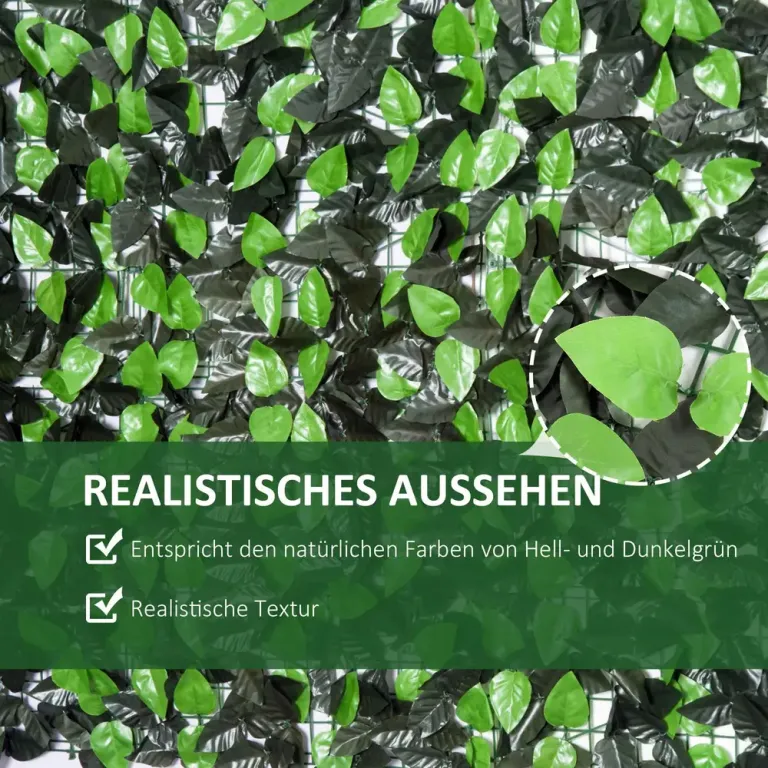 Konsthäck Prisvärd Mörkgrön Plast 300 x 100 cm