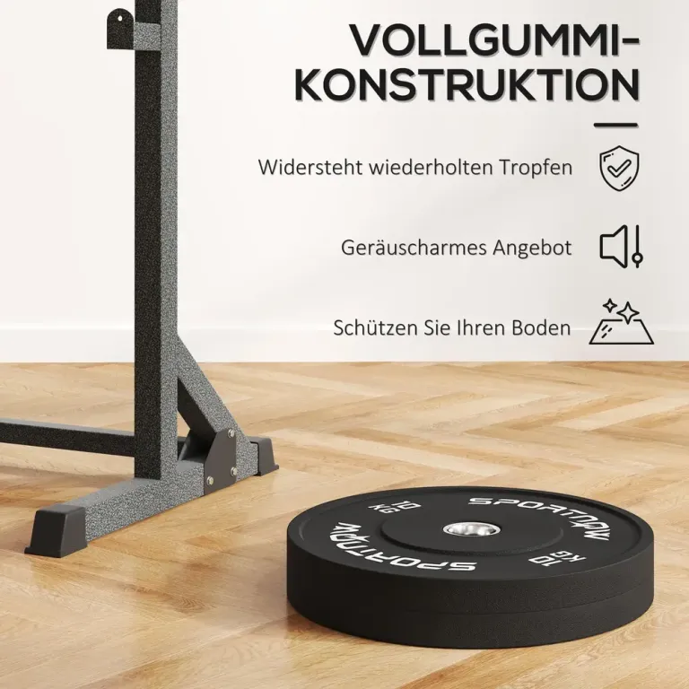 Viktskivor Hantelvikter Svart av Cement och Plast 5 cm