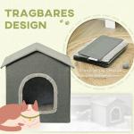 Skrapstolpe Kattträd Svart av Robust Stål och Plysch för Katter med Kuddar och Skrapbräda Högkvalitativ 128 cm