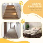 Spänngrind för Dörröppning, Justerbar Säkerhetsgrind med Dubbellås, Enkel Montering utan Borrning, Vit, 97,5-104,1 cm