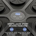 Boxningsmaskin Musikboxningsmaskin Elektronisk Svart av Plast och Komposit för Hemmaträning Väggmonterad Boxning med Bluetooth