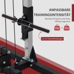 Crossover Fitness Rack med Kabeldragsystem, för 1–2 Personer, Stål, Plast, Svart