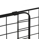 Hundgaller för Bil, Justerbar Säkerhetsbarriär för Bagageutrymme, Universalt Galler för Hundtransport, Svart, 91-152 x 30 cm