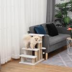 Loungegrupp i Aluminium 4 Delar, Modern Utemöbel med Höj- och Sänkbart Bord, Bekväm Soffa och Fåtöljer med Dynor, Grå