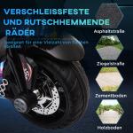 Elektrisk Barnmotorcykel, Ljus och Ljud, 3 km/h, Laddningsbar, Plast och Metall, Svart/Röd