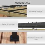 Pergola Trädgårdspaviljong med Justerbart Tak Khaki av Metall för Uteplats och Trädgård Fristående Solskydd 3 x 2 m