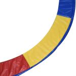 Tillbehörsset för Studsmatta Färgglad PVC och PE för 8 Ft 10 Ft 12 Ft 15 Ft Kantskydd Skyddsnät och Stege 244 Cm