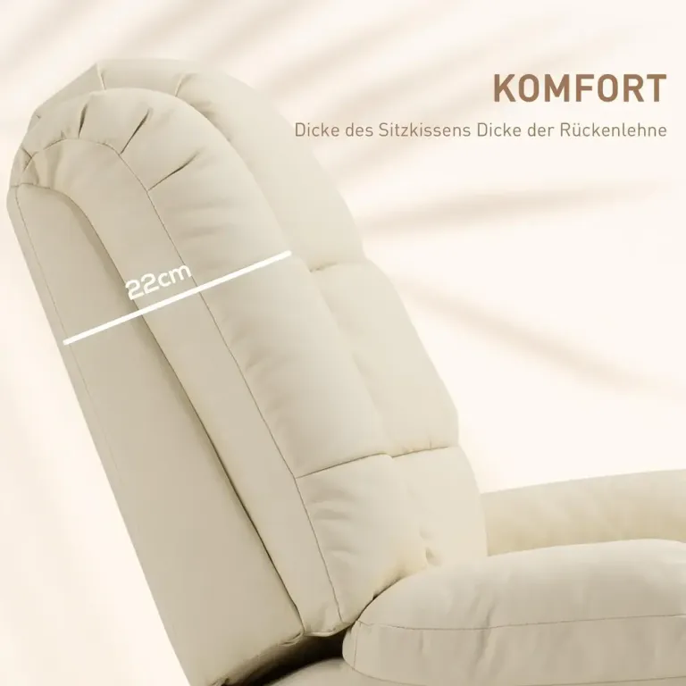 Elektrisk Massagestol i Konstläder 94 x 99 x 99 cm