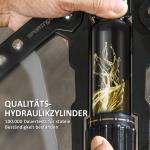 Armtränare med Hydrauliskt Justerbart Motstånd för Styrketräning och Motion Ergonomisk och Hållbar Svart och Röd Stål 10–200 kg
