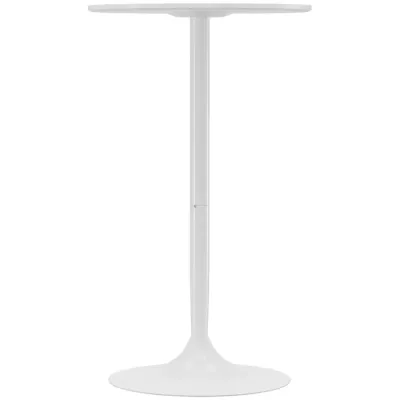Barbord Ståbord Silver av Härdat Glas 60 x 60 x 102 cm