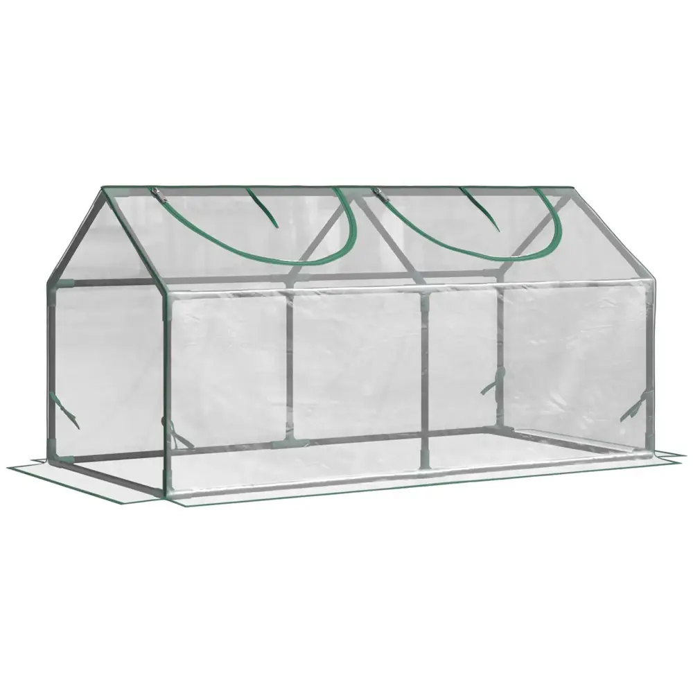 Litet Växthus med Fönster Kompakt Drivhus 120 x 60 x 60 Cm