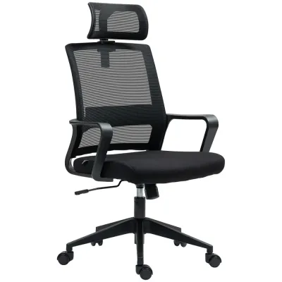 Kontorsstol Ergonomisk Svart av Nät