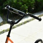 Barnskoter från 5 År Sparkscooter Stadsskoter Pneumatiska Däck 16 Tum Fram 12 Tum Bak Orange 135 X 58 X 88-94 Cm
