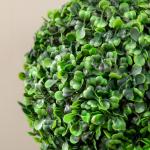Konstgjorda Växter Buxbom Grön av PEVA och Plast för Inomhusbruk Set med 2 UV-Beständig Krukväxt med Kruka 60 cm