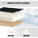 Kontorsstol Hög Svart Tyg och Plast för Hemmakontor och Studio Arbetsstol med Fotring och Ländryggsstöd Ergonomisk Design