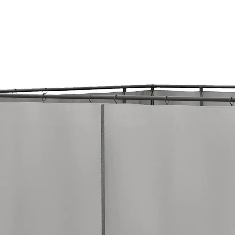 Sidopaneler Sidoväggar Ljusgrå av Polyester 302 x 205 cm