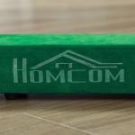 Gymnastikbom Hopfällbar med Halkfri Yta och Robust Träram för Träning och Motion Hållbar och Stabil Blå Mocka 210 x 10 x 6,5 cm