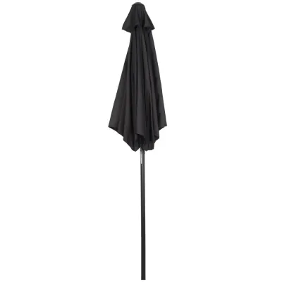 Parasoll – Sexkantigt Roterande med Vev – Ø196 cm