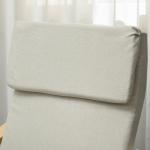 Fåtöljset Relaxstol Krämvit av Linne och Eukalyptus för Vardagsrum Set med 2 Fåtöljer med Pall och Nackstöd 66,5 x 80 x 99 cm
