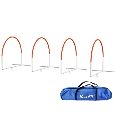 Agility Träningsset Hundsport Orange av Plast för Hundar